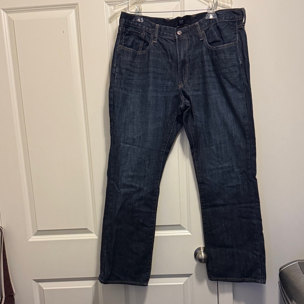 GAP Men's Dark Blue Straight Jeans